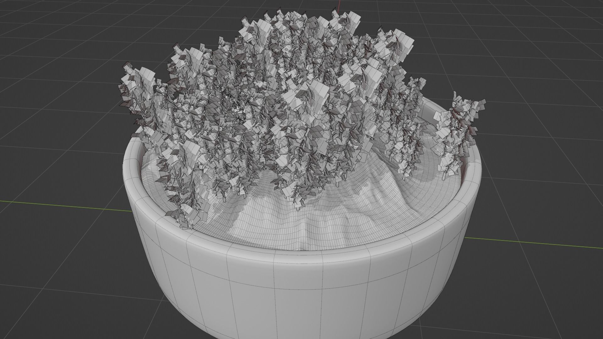 Cabin in the woods Low-poly 3D model_16