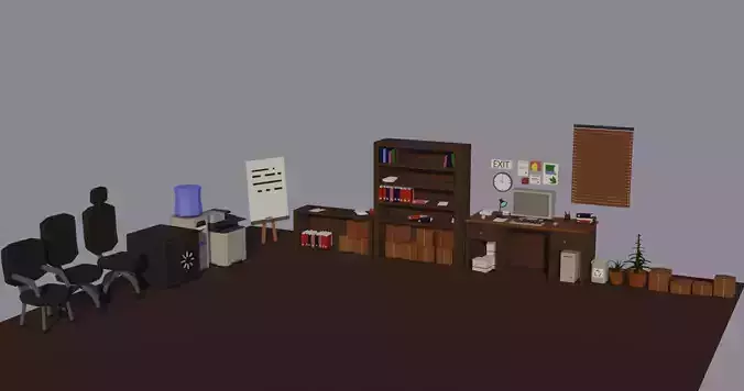 Office Low Poly Pack