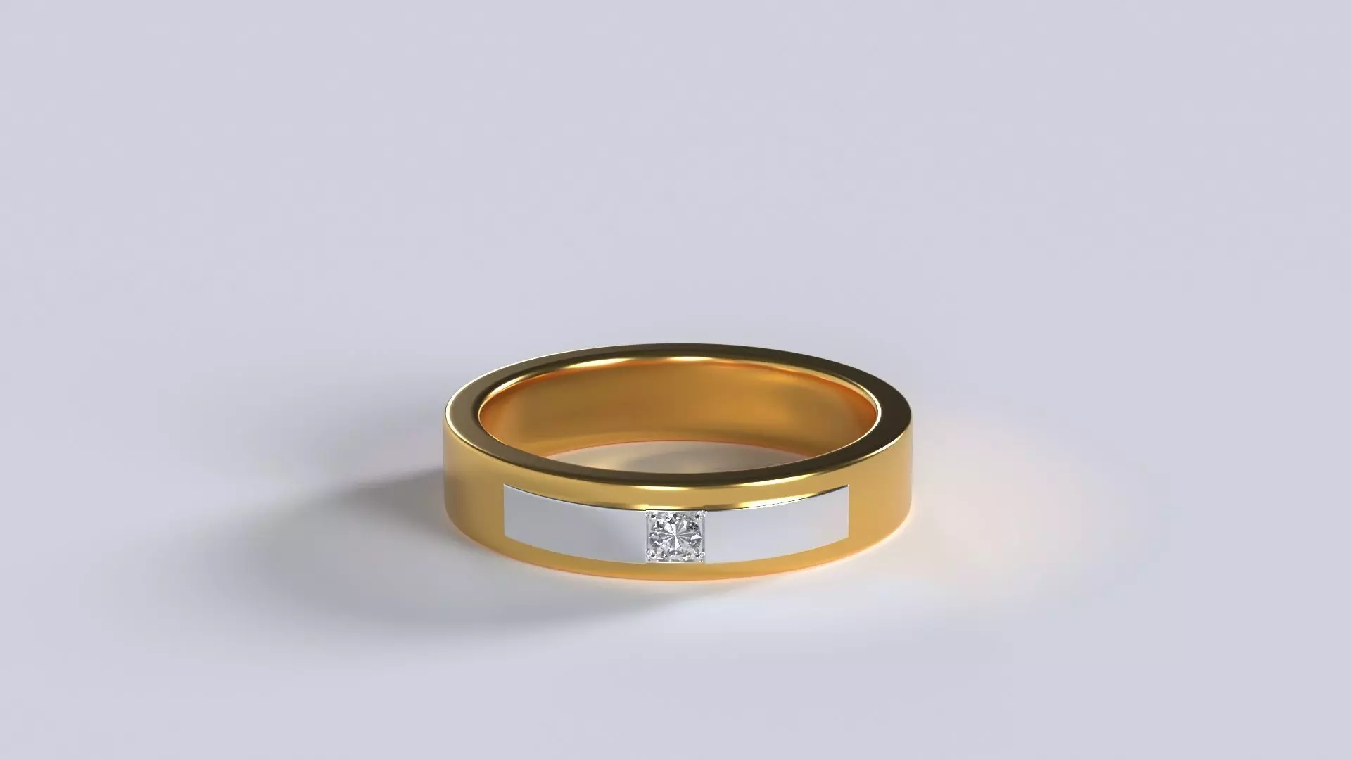 The Confident Male Ring - Low poly 3d model Low-poly 3D model_0