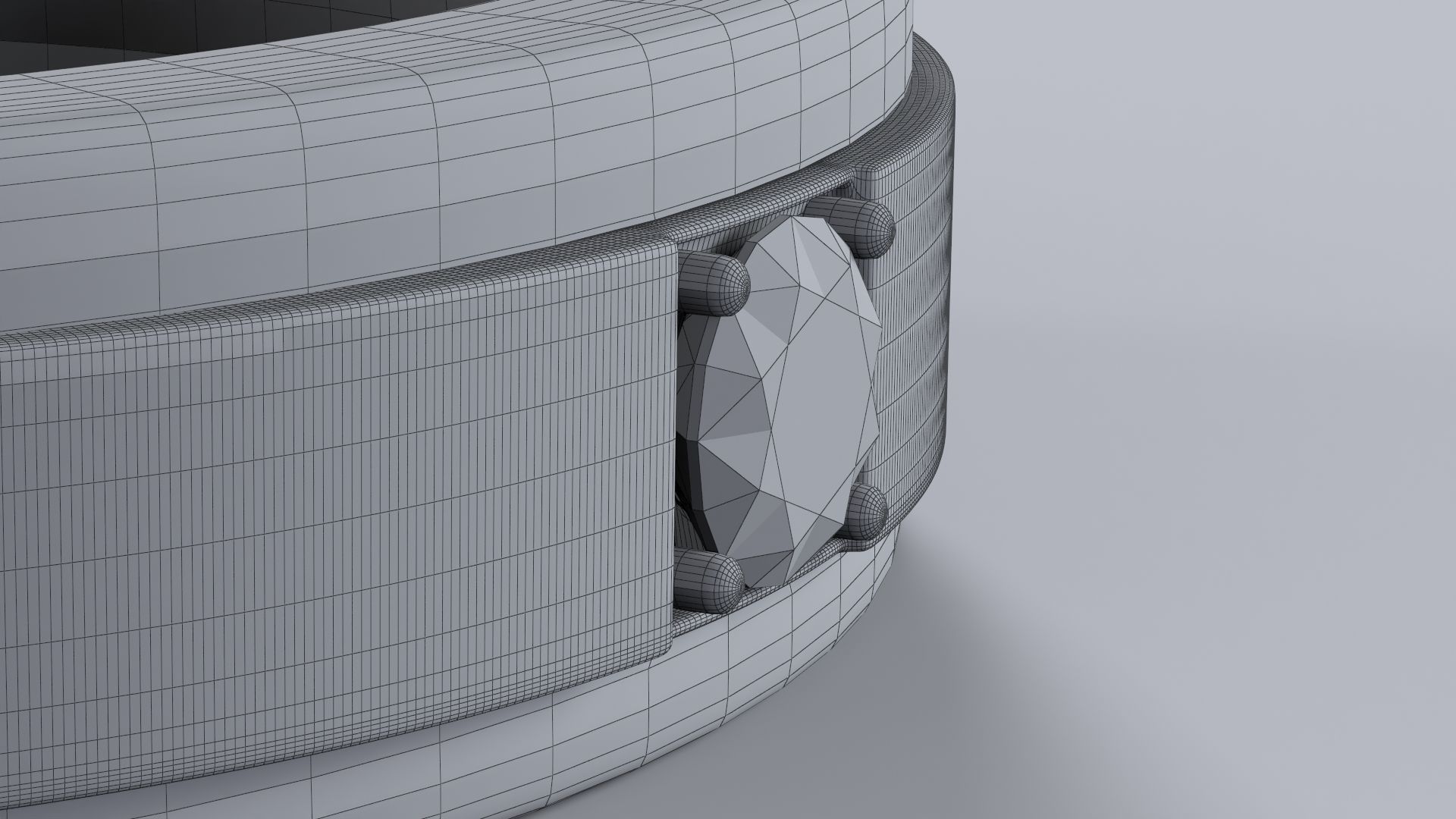 The Confident Male Ring - Low poly 3d model Low-poly 3D model_8