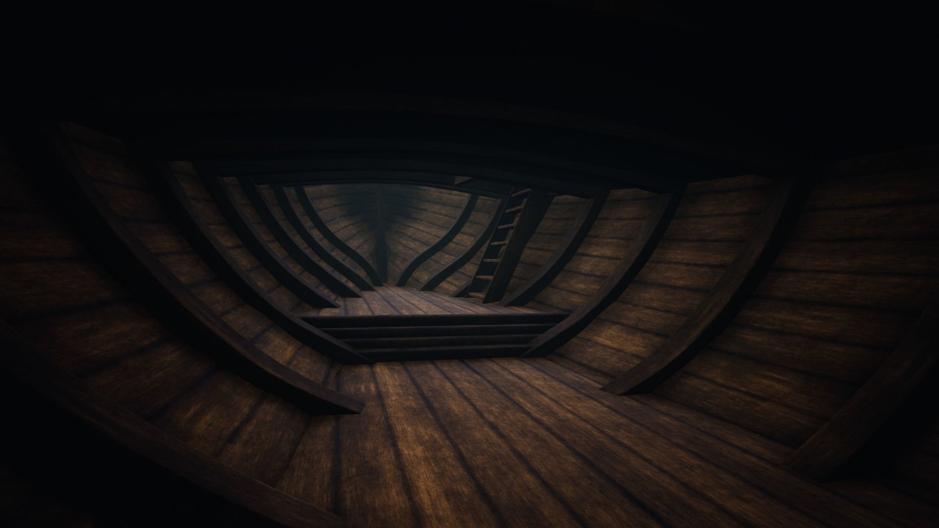 Medieval Galley  Low-poly 3D model_14