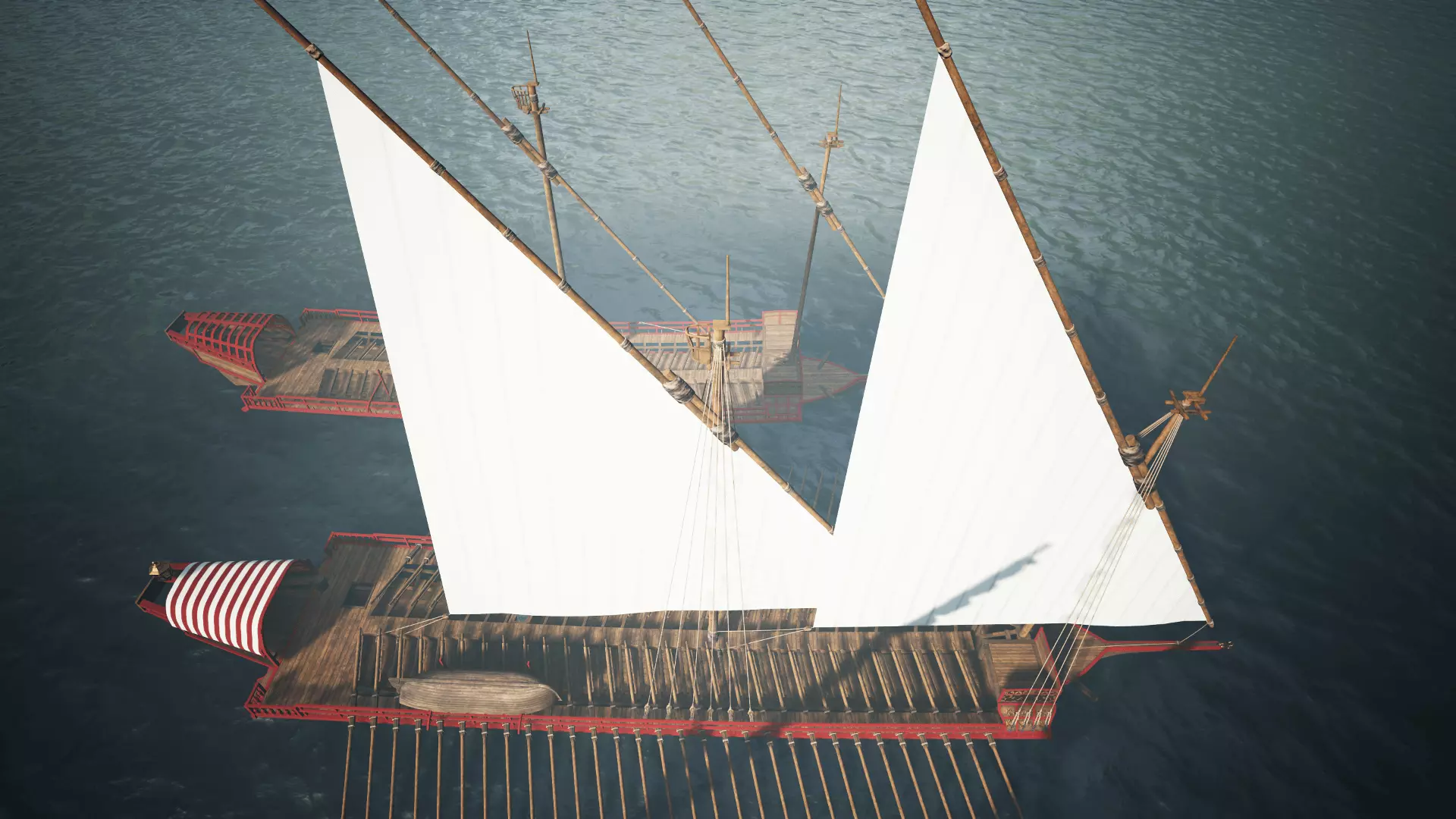 Medieval Galley  Low-poly 3D model_0