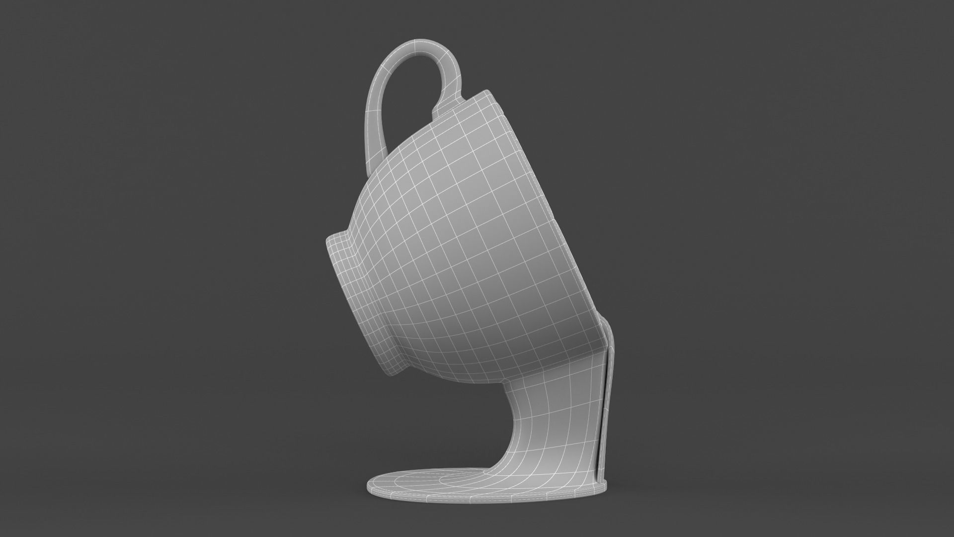 Coffee Cup Chair 3D model_11