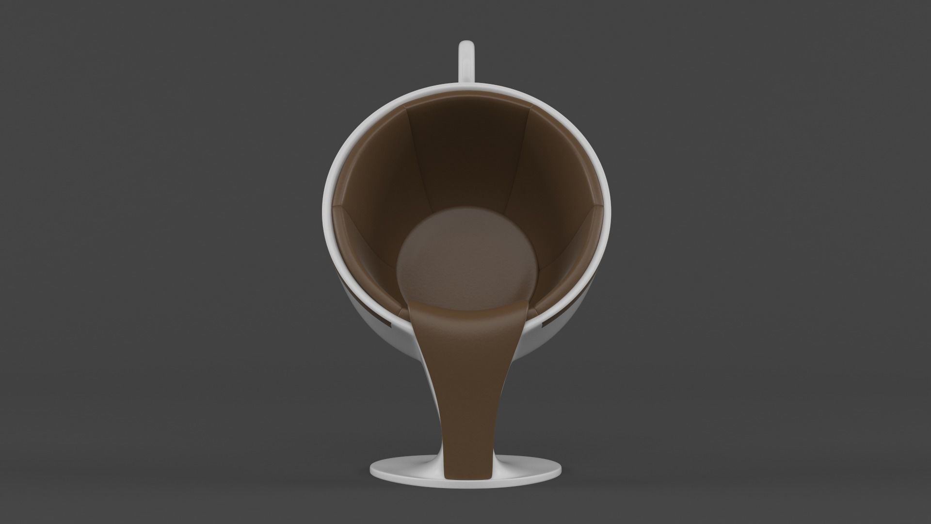 Coffee Cup Chair 3D model_1