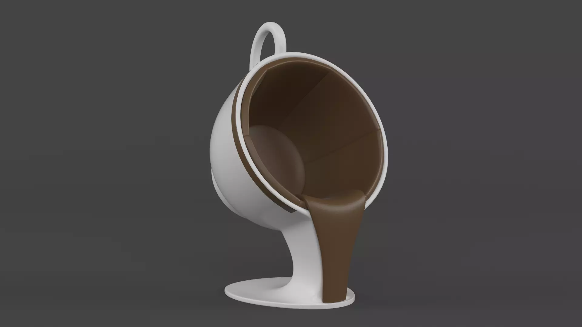 Coffee Cup Chair 3D model_0