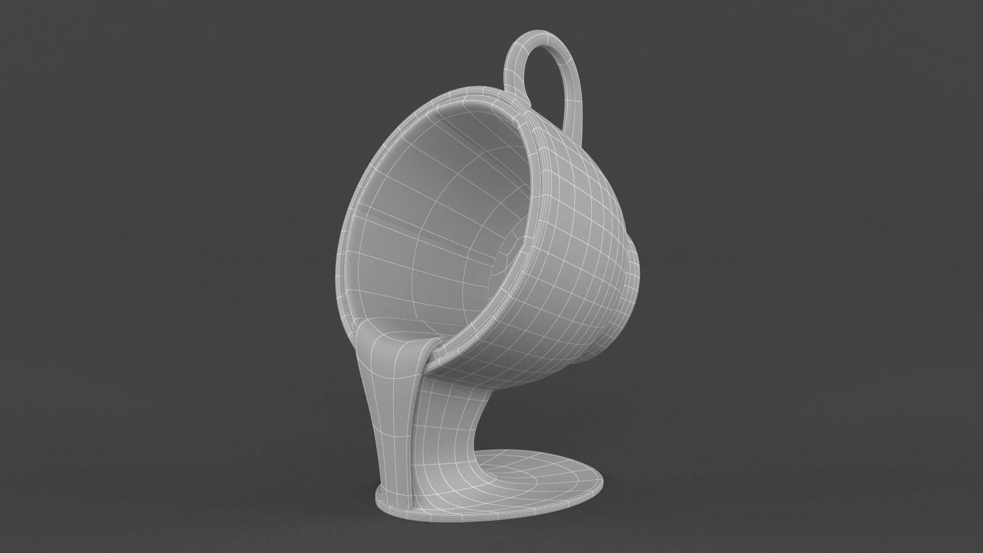 Coffee Cup Chair 3D model_10