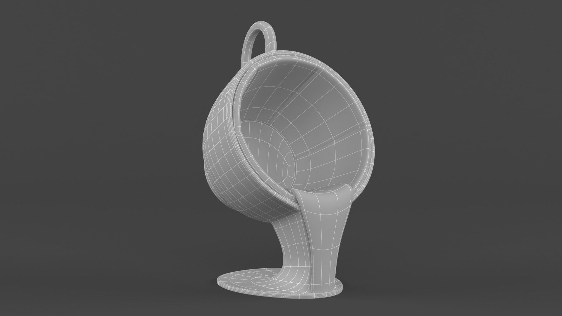 Coffee Cup Chair 3D model_8