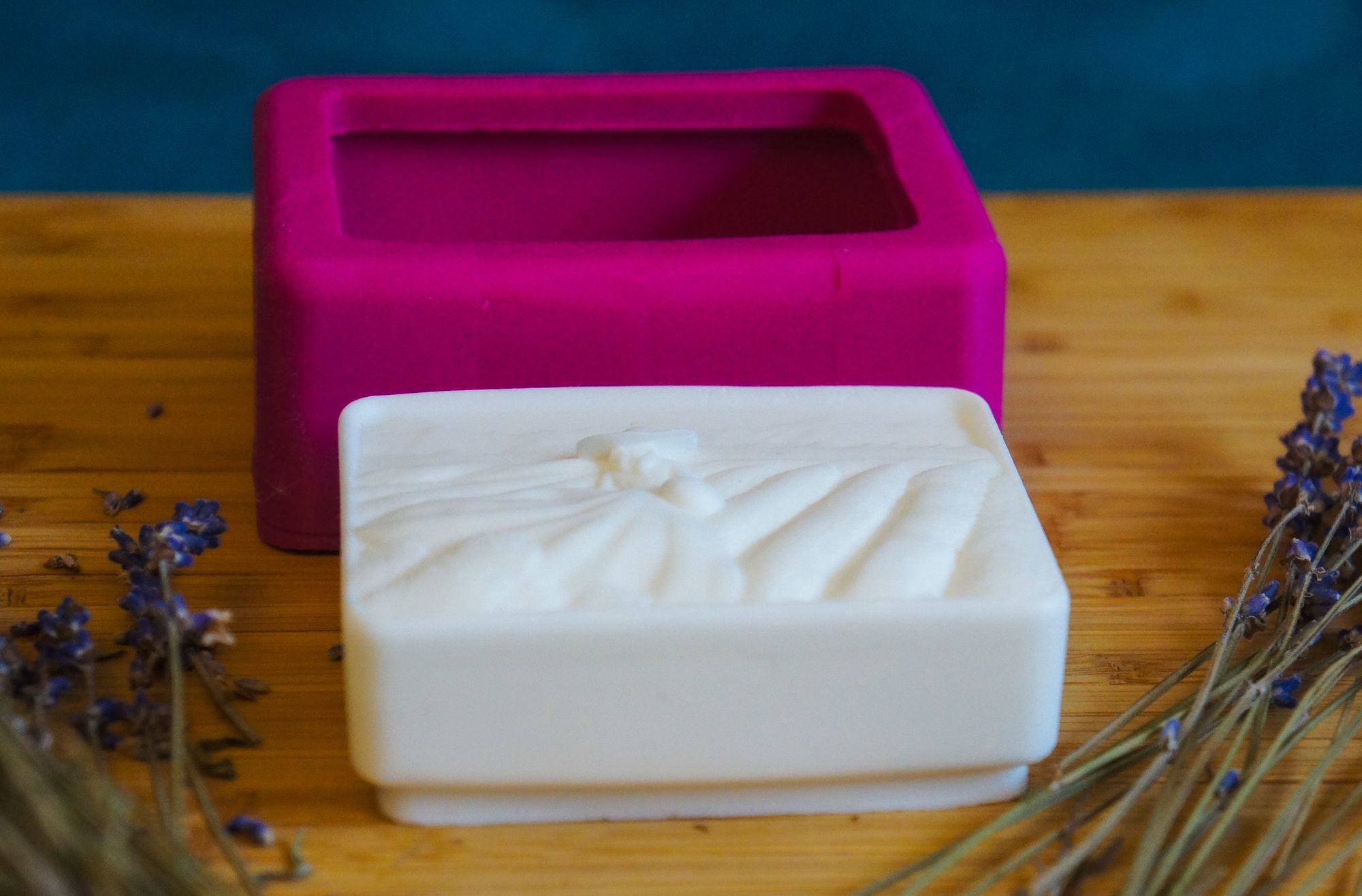 A girl on a lavender field SOAP master  3D print model_7