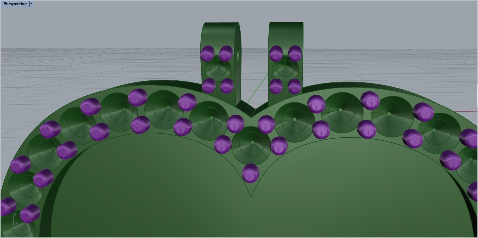 pendant in the form of a heart with a rose 3D print model_19