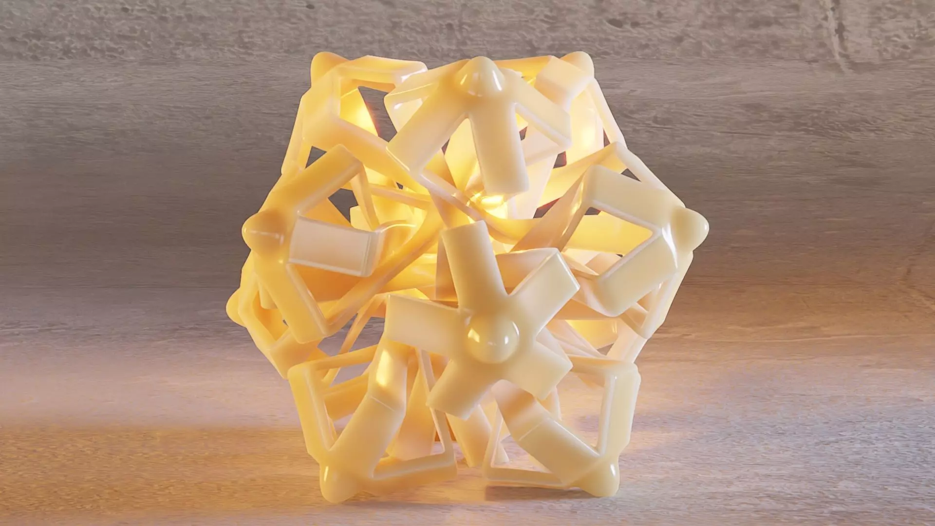 Icosahedron Bloom Variant 1 3D Print 3D print model_0