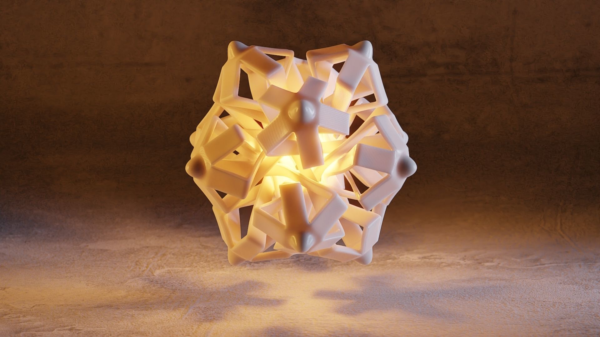 Icosahedron Bloom Variant 1 3D Print 3D print model_4
