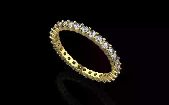 wedding ring with stones