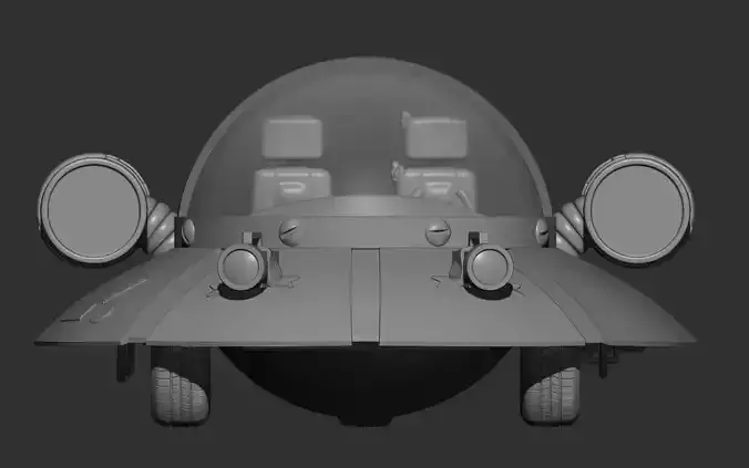 SHIP RICK AND MORTY 3D print model