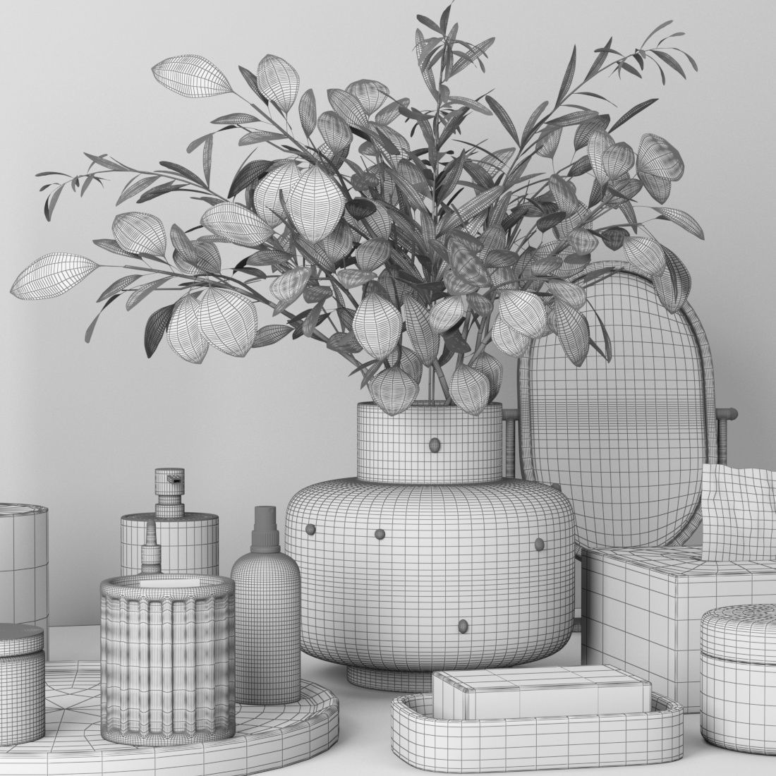 bathroom set 25 3D model_4