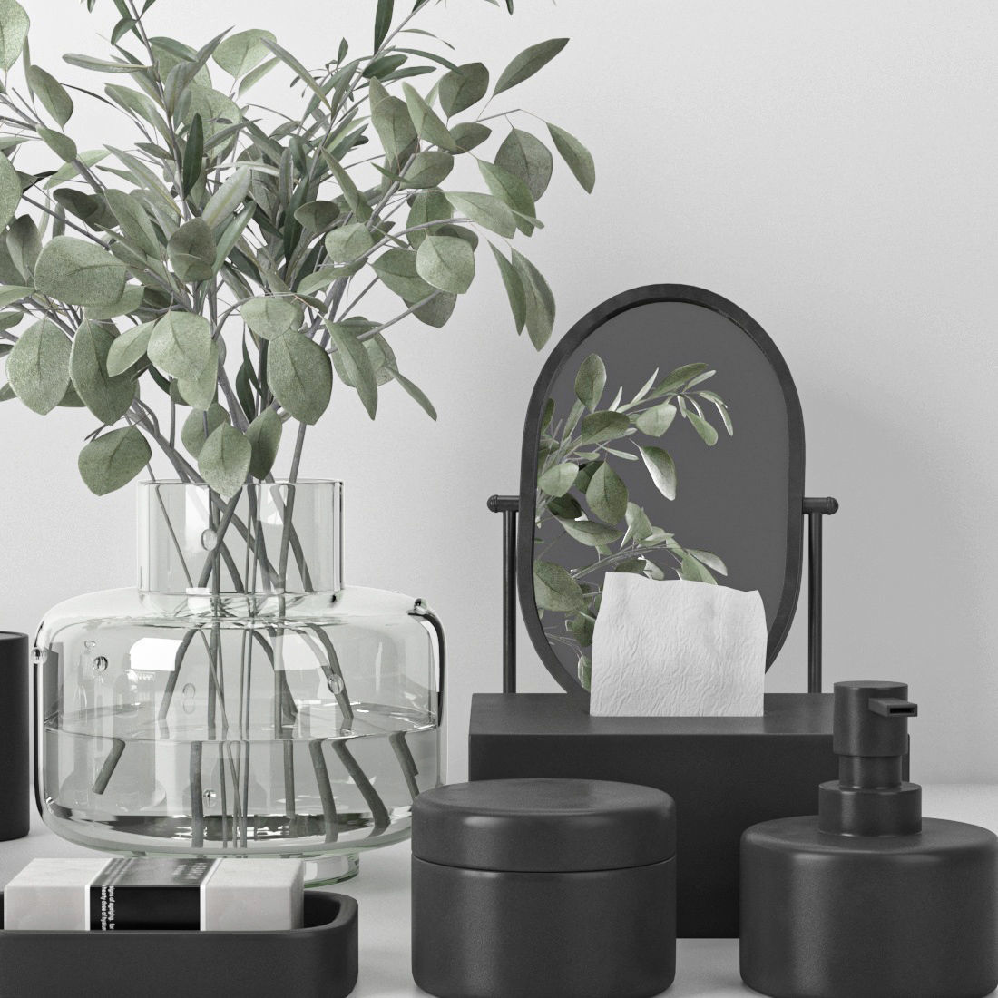 bathroom set 25 3D model_2