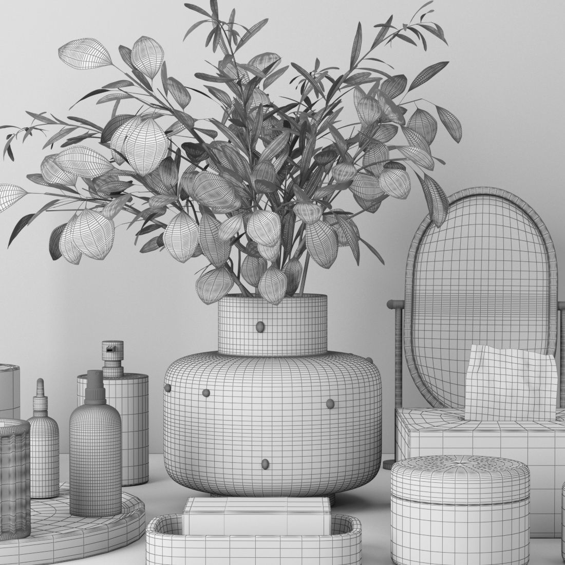 bathroom set 25 3D model_3