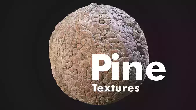 Pine Bark Material Texture