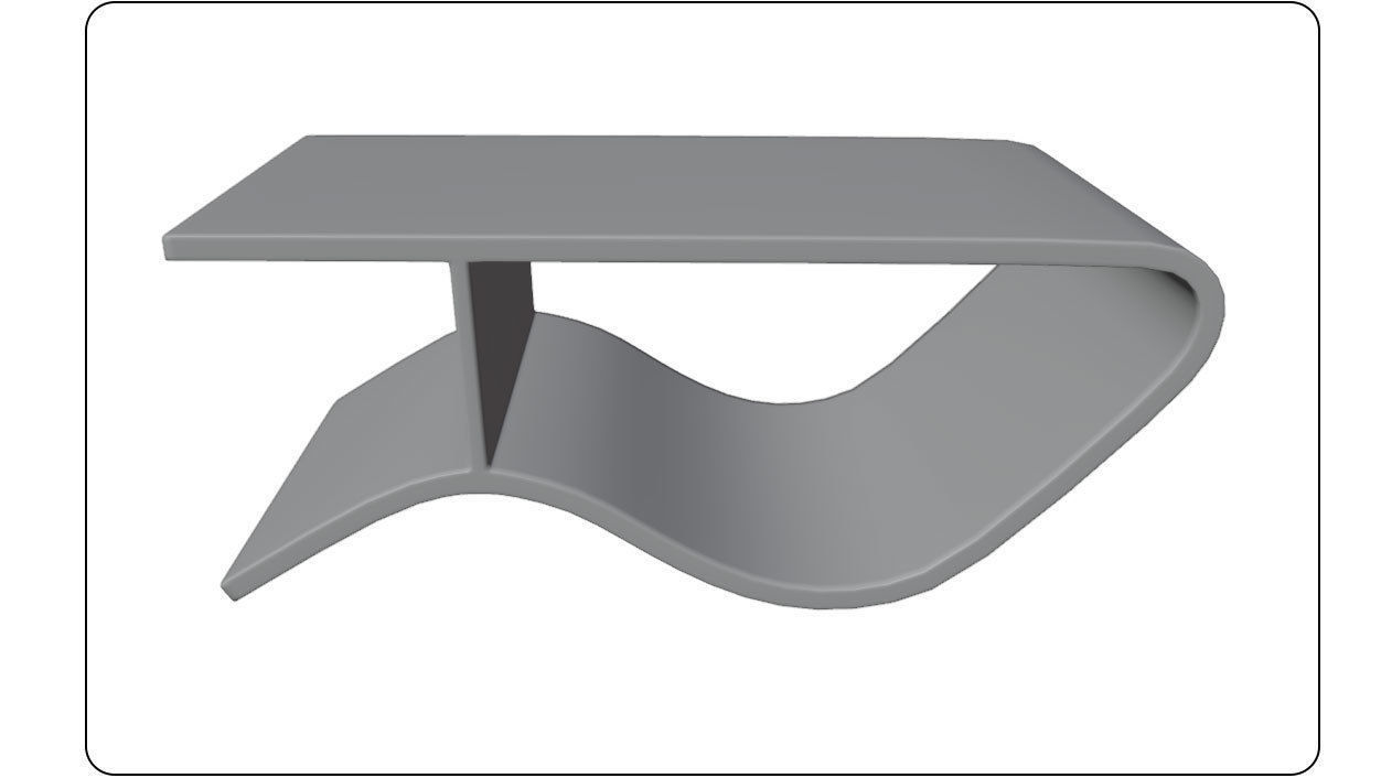 Concept design table Rosewood 3D model Low-poly 3D model_10