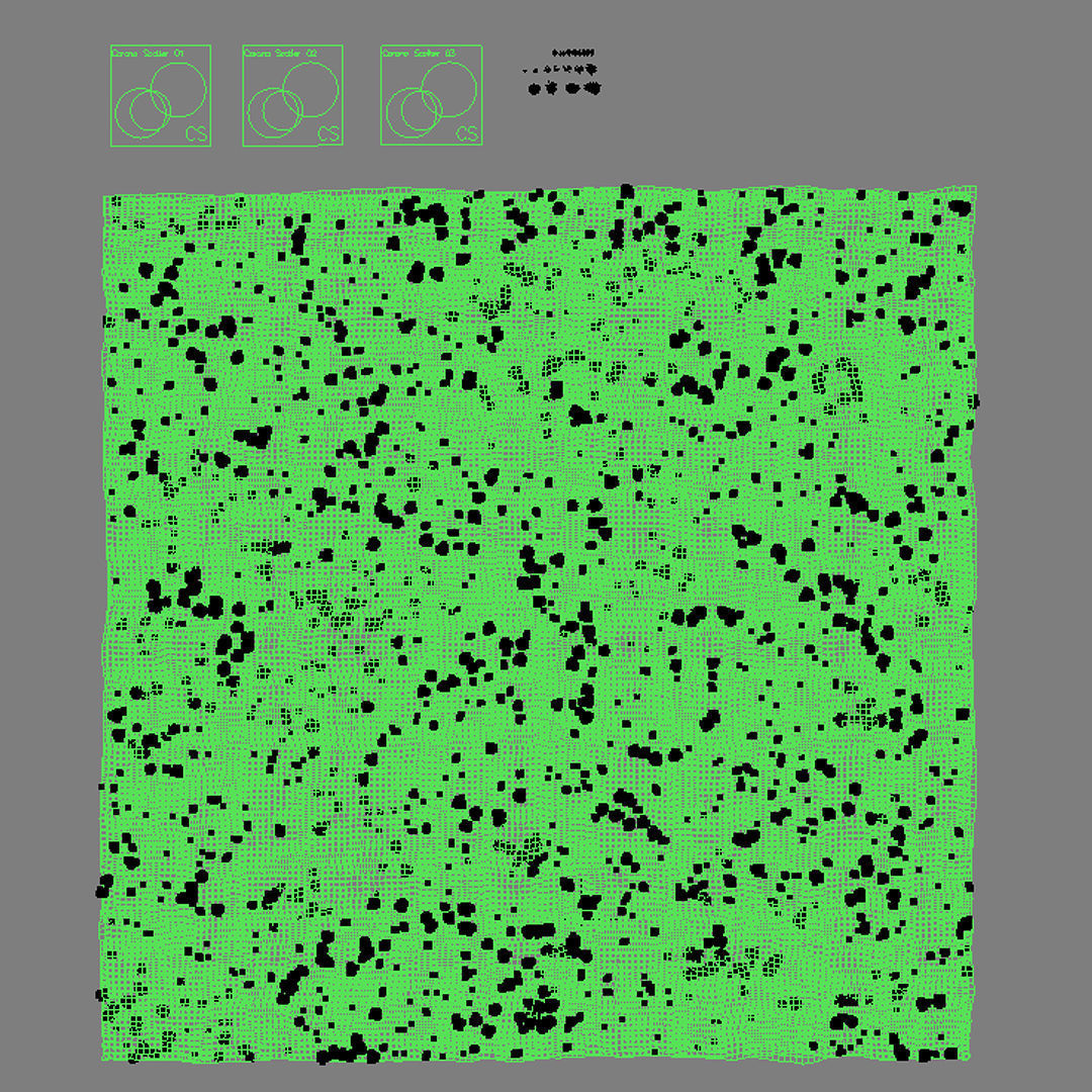 Winter Grass 01 3D model_4