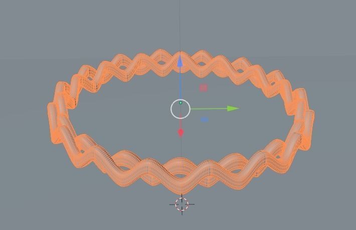 Gold Ring 3D model_1