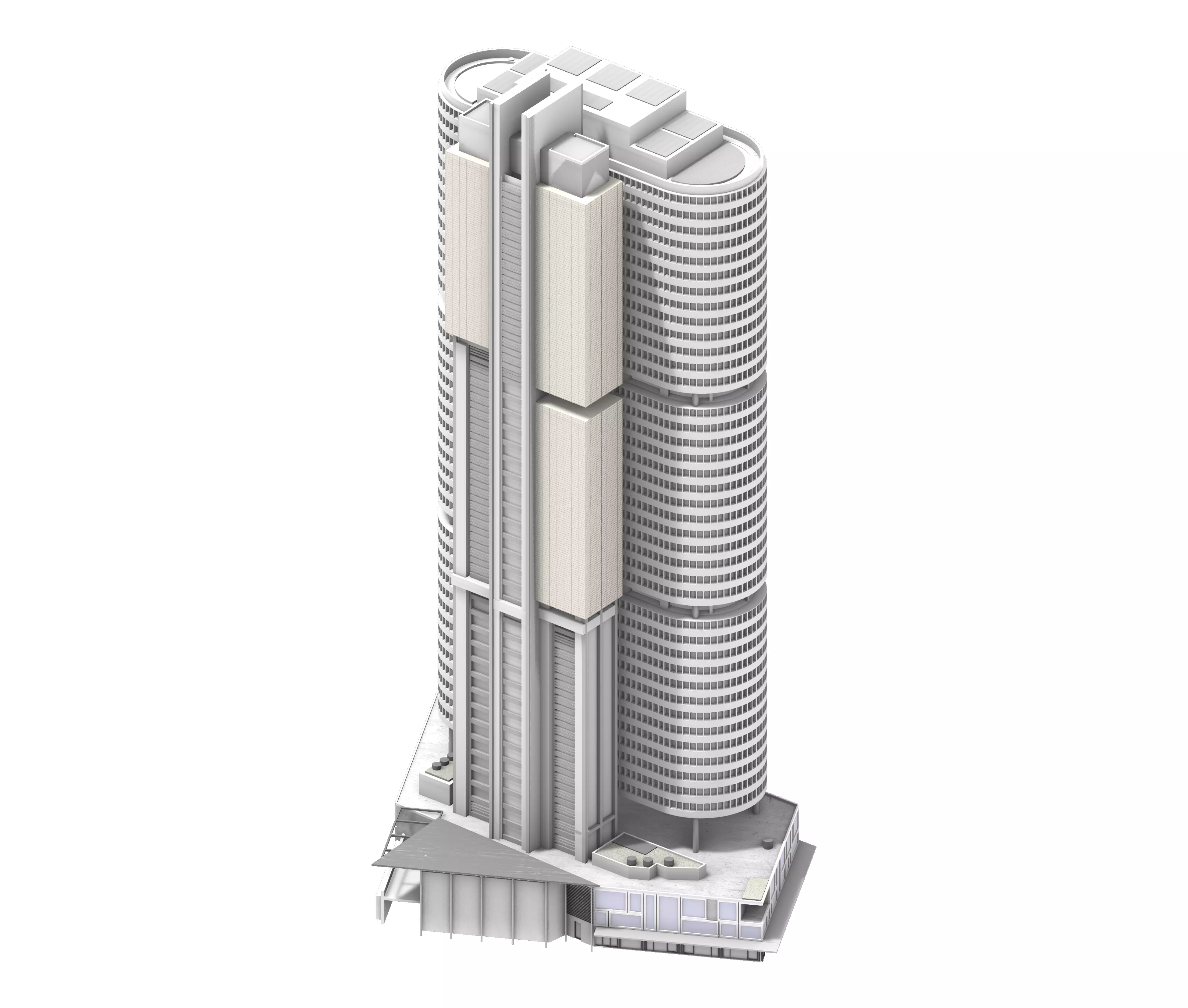 Sydney International Tower 3D model_0