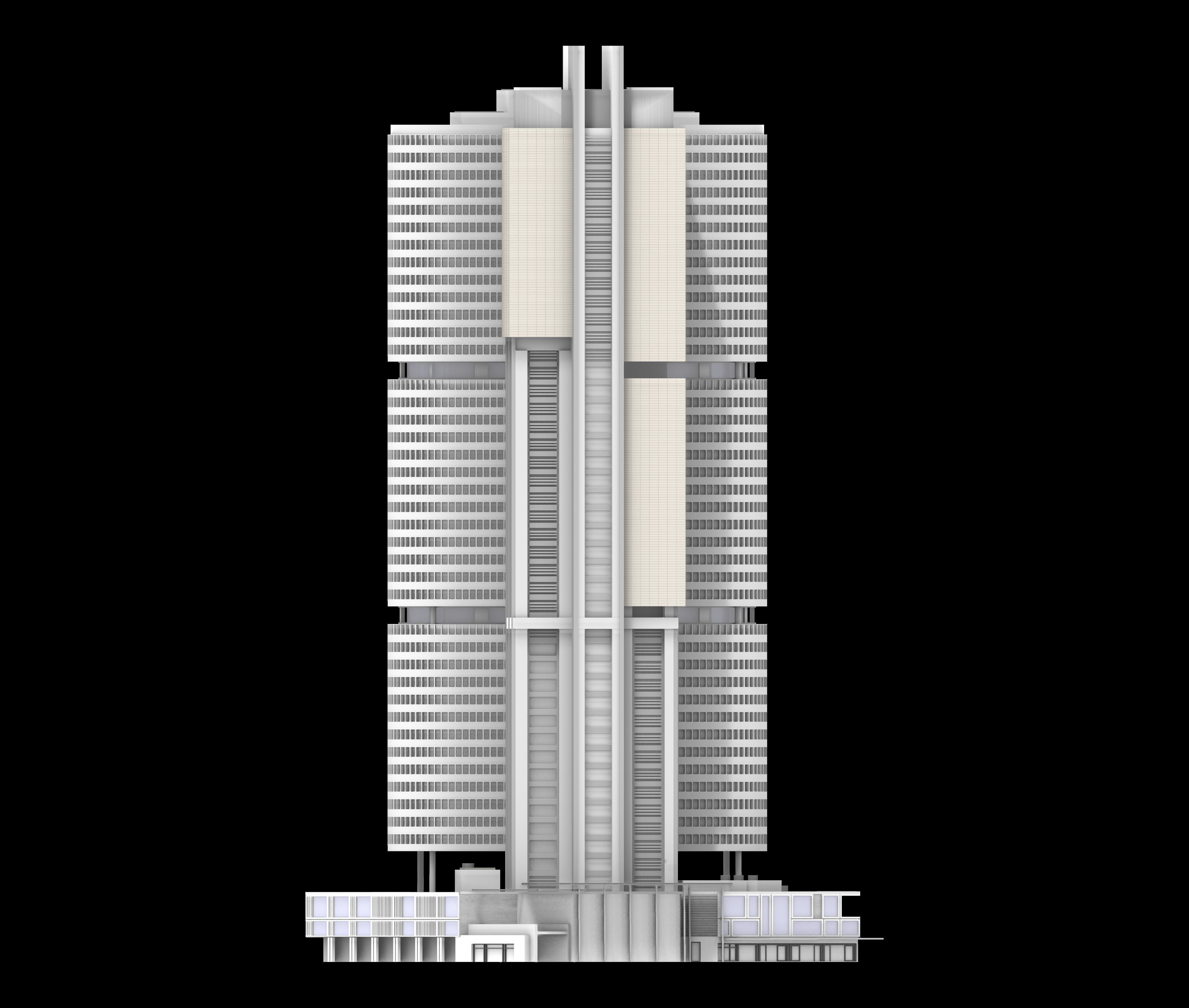 Sydney International Tower 3D model_2