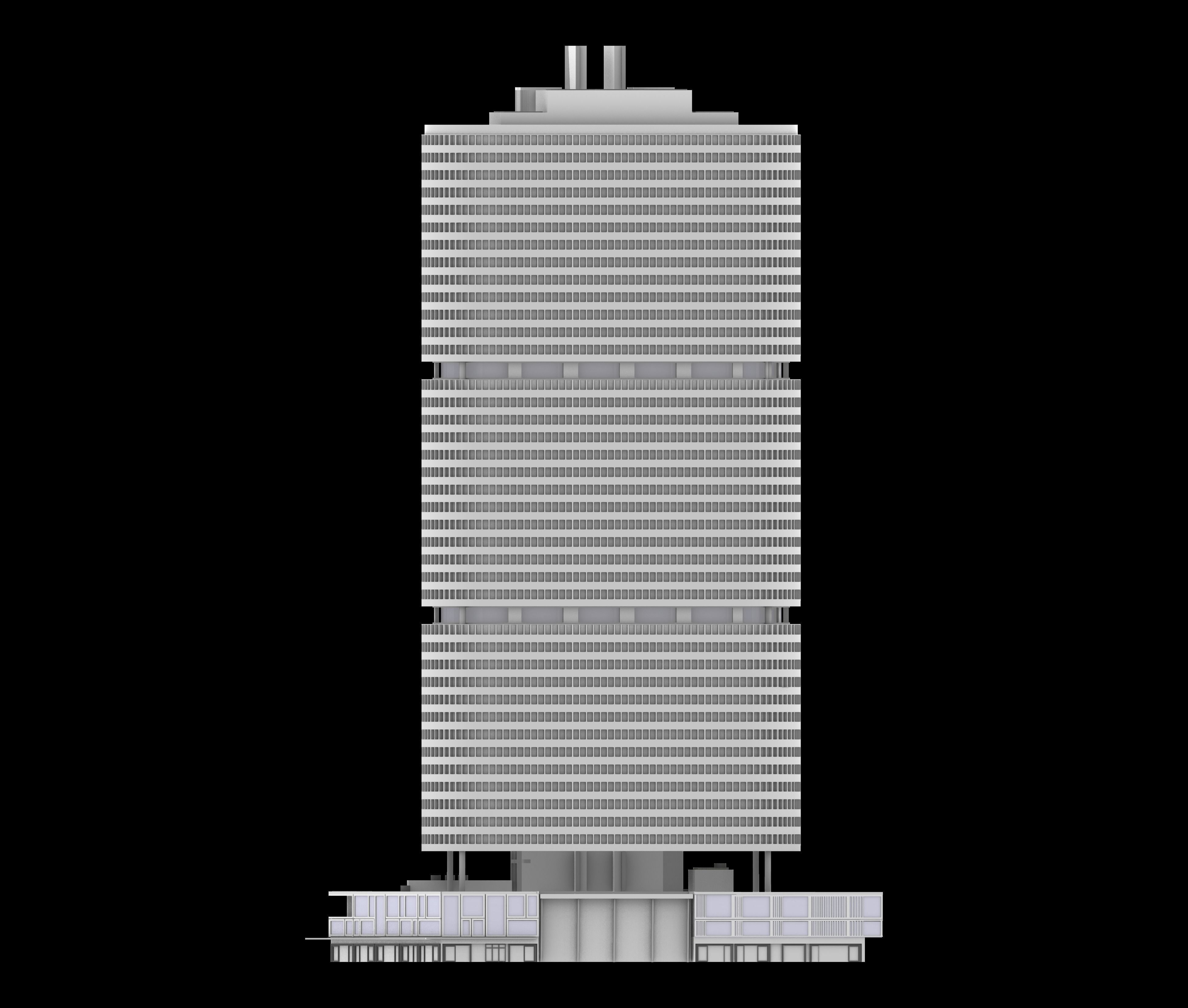 Sydney International Tower 3D model_3