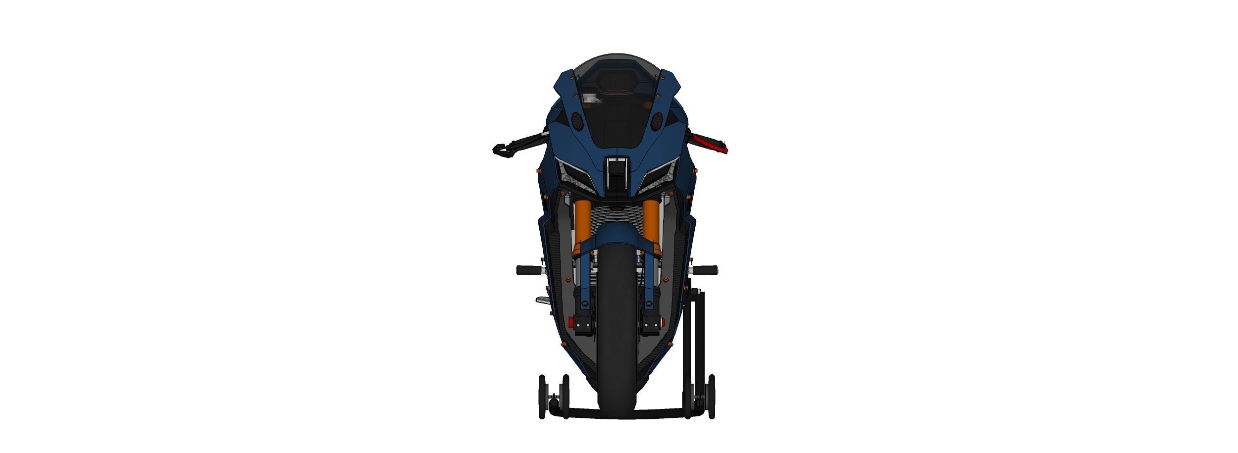 RSX 1 Superbike Motorcycle 3D model_7