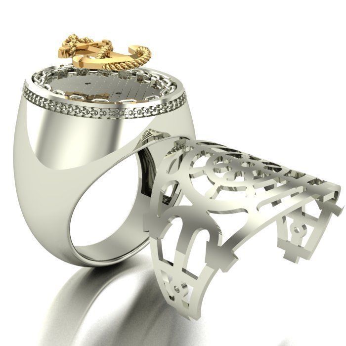 MAN RING 3D print model_4