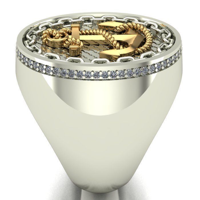 MAN RING 3D print model_2