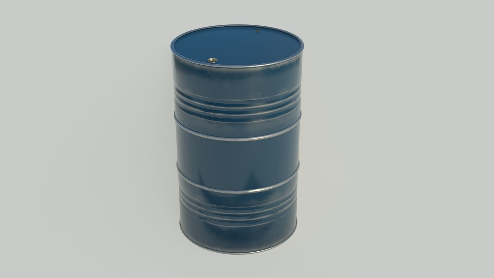 Barrel 3D model oil Low-poly 3D model_17