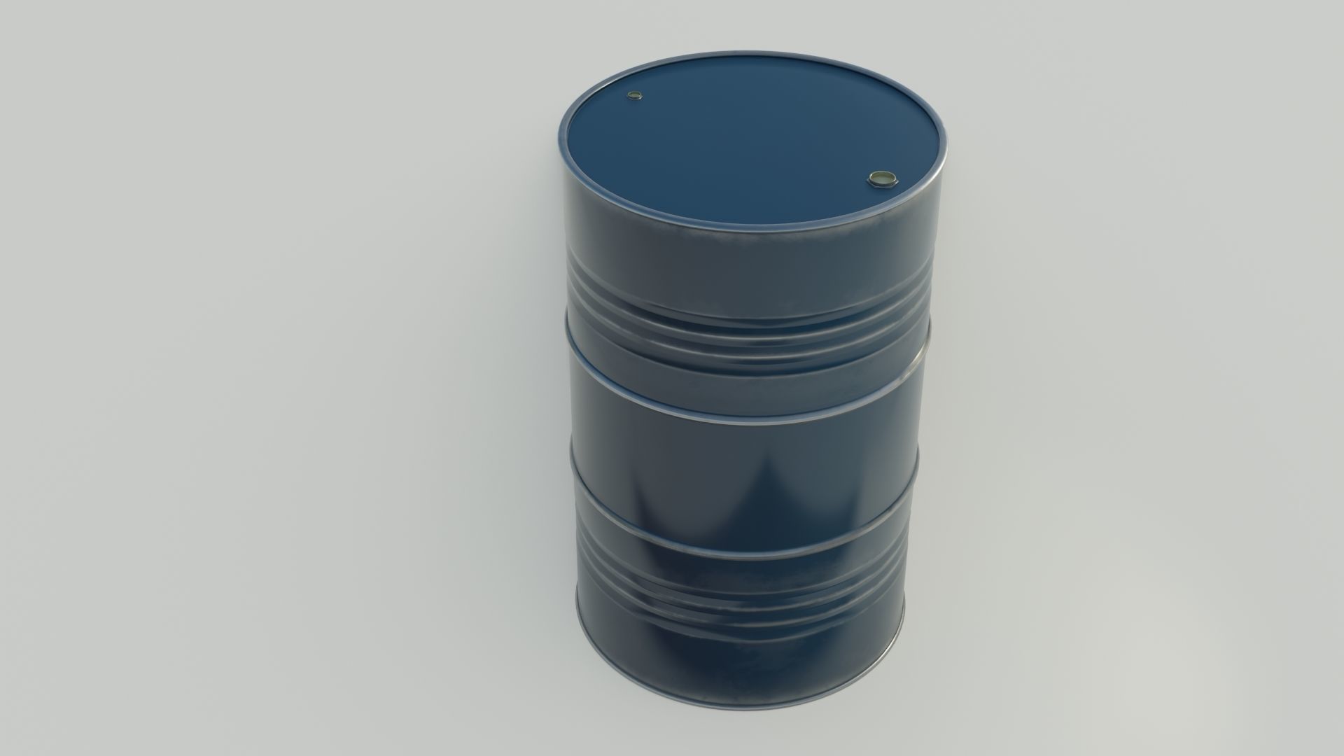 Barrel 3D model oil Low-poly 3D model_6