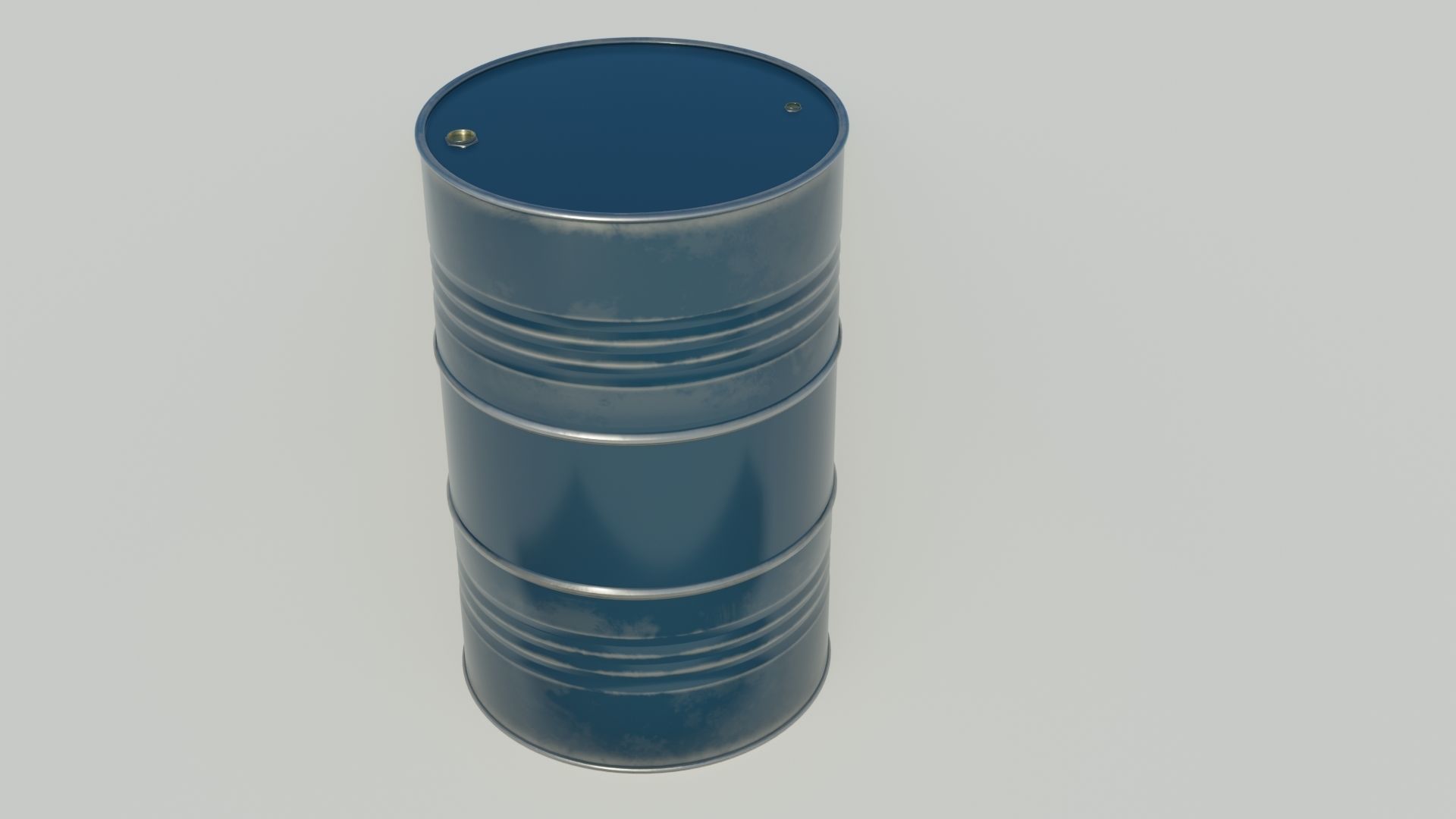 Barrel 3D model oil Low-poly 3D model_14