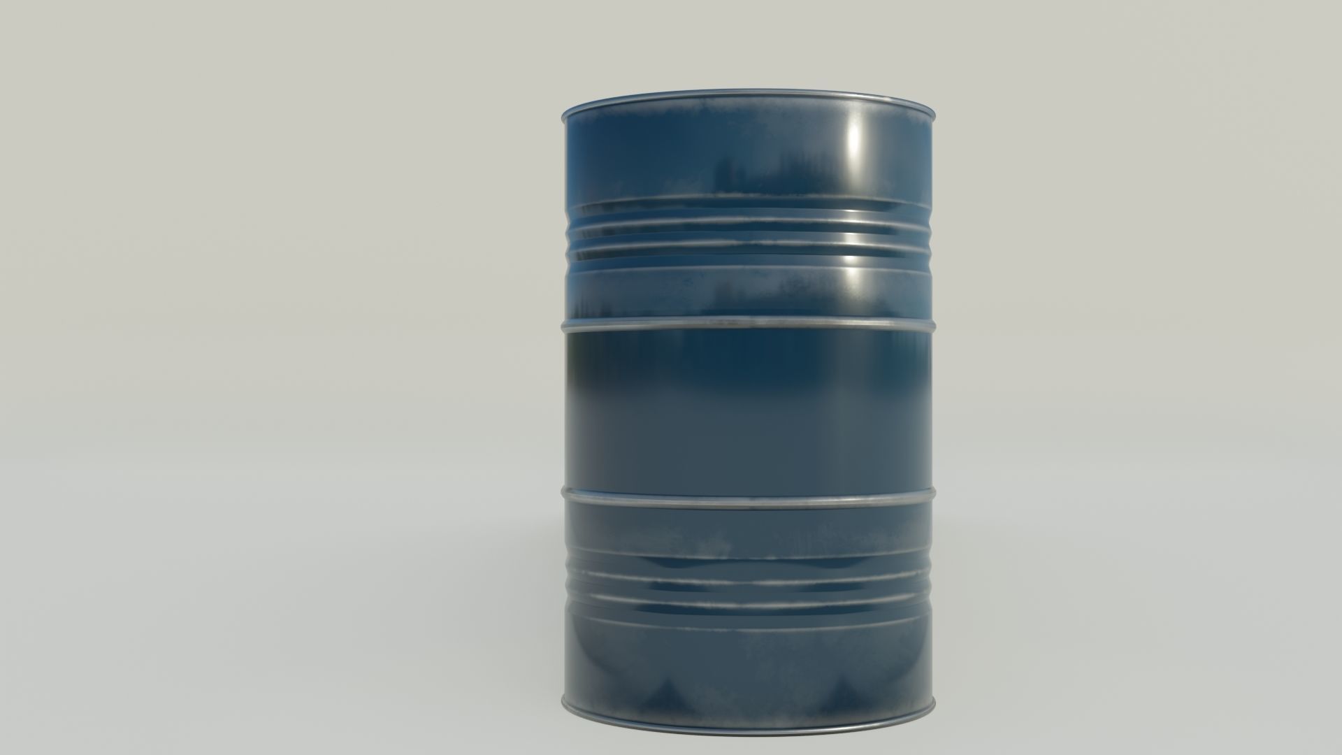 Barrel 3D model oil Low-poly 3D model_7