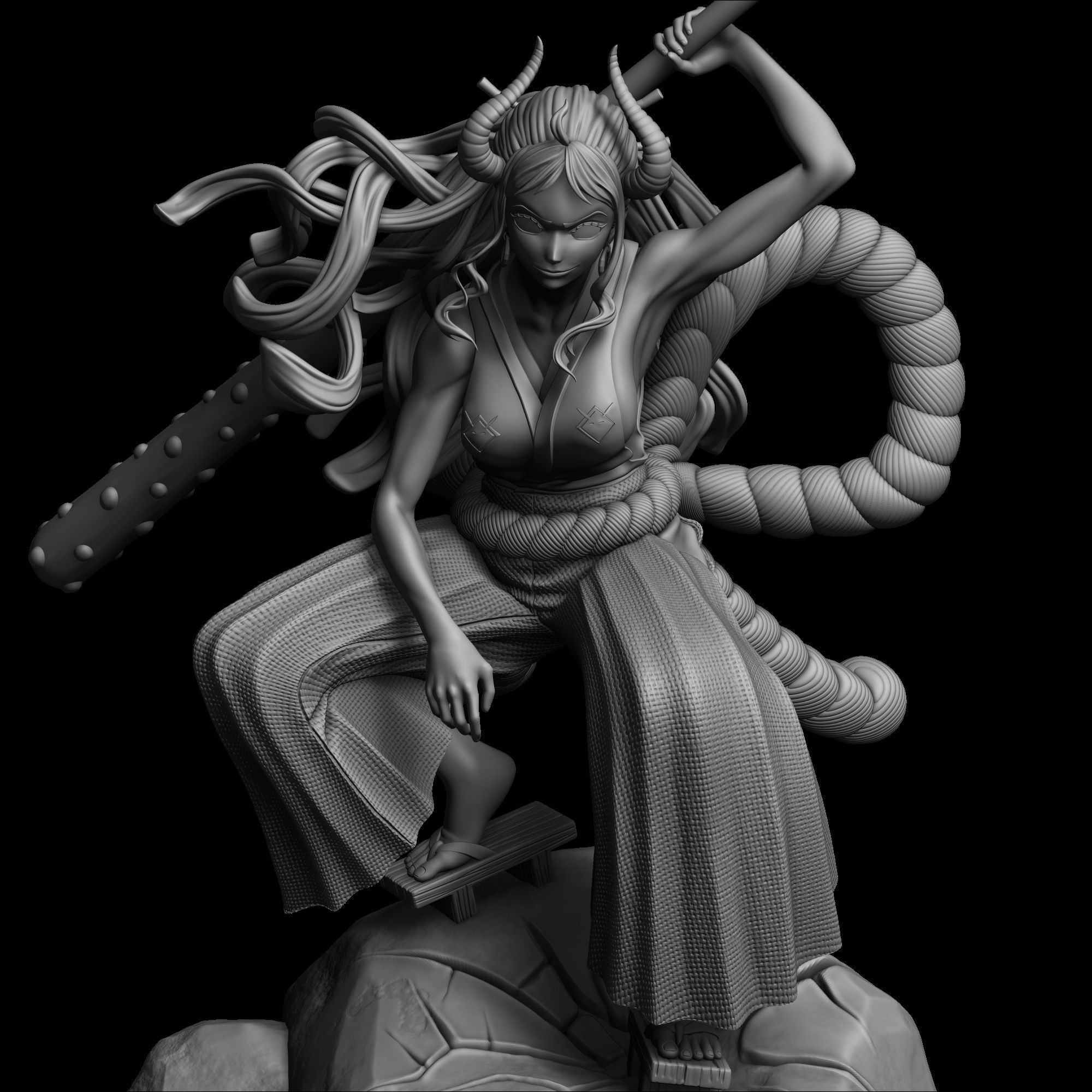 Yamato - One Piece 3D print model_6