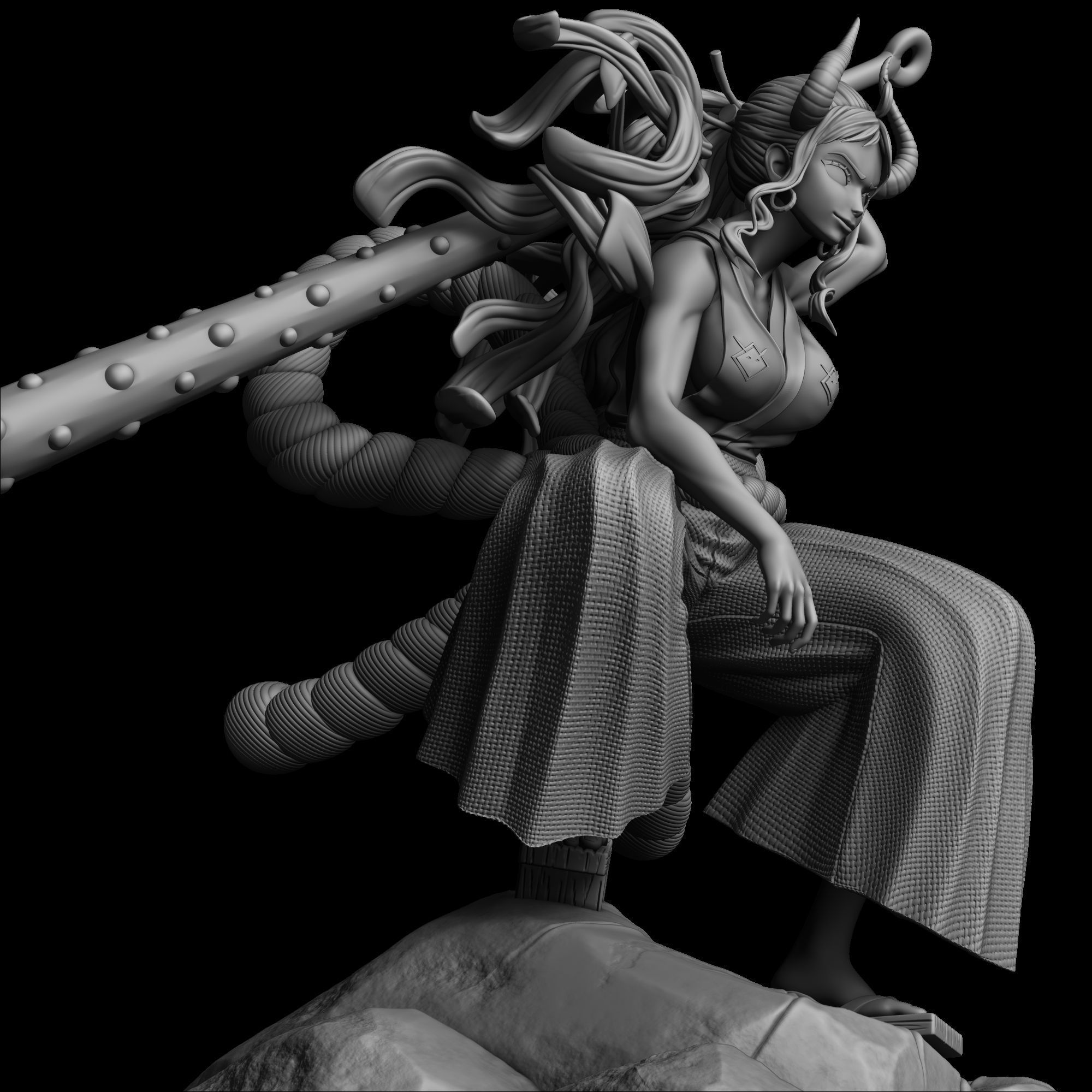 Yamato - One Piece 3D print model_11