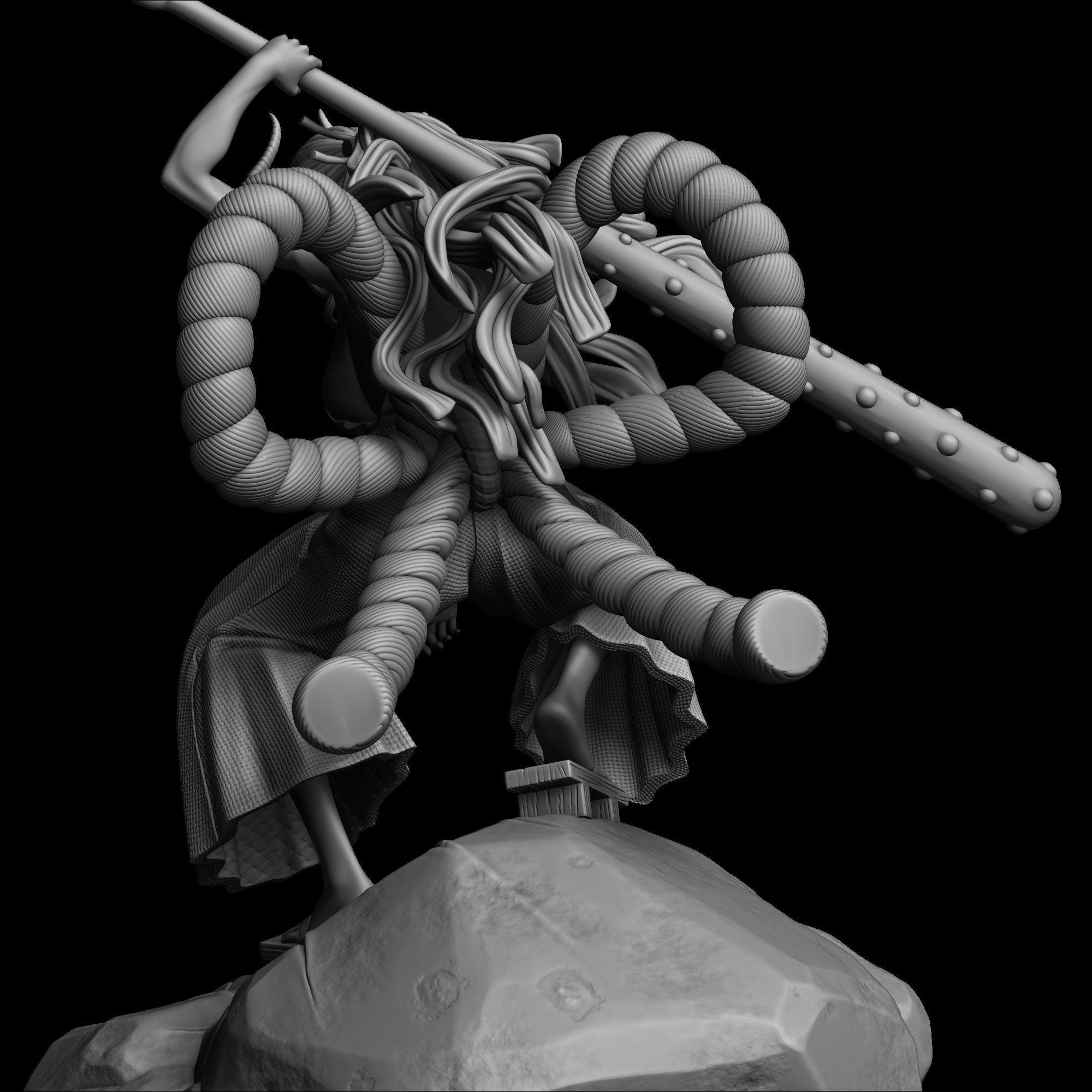 Yamato - One Piece 3D print model_9
