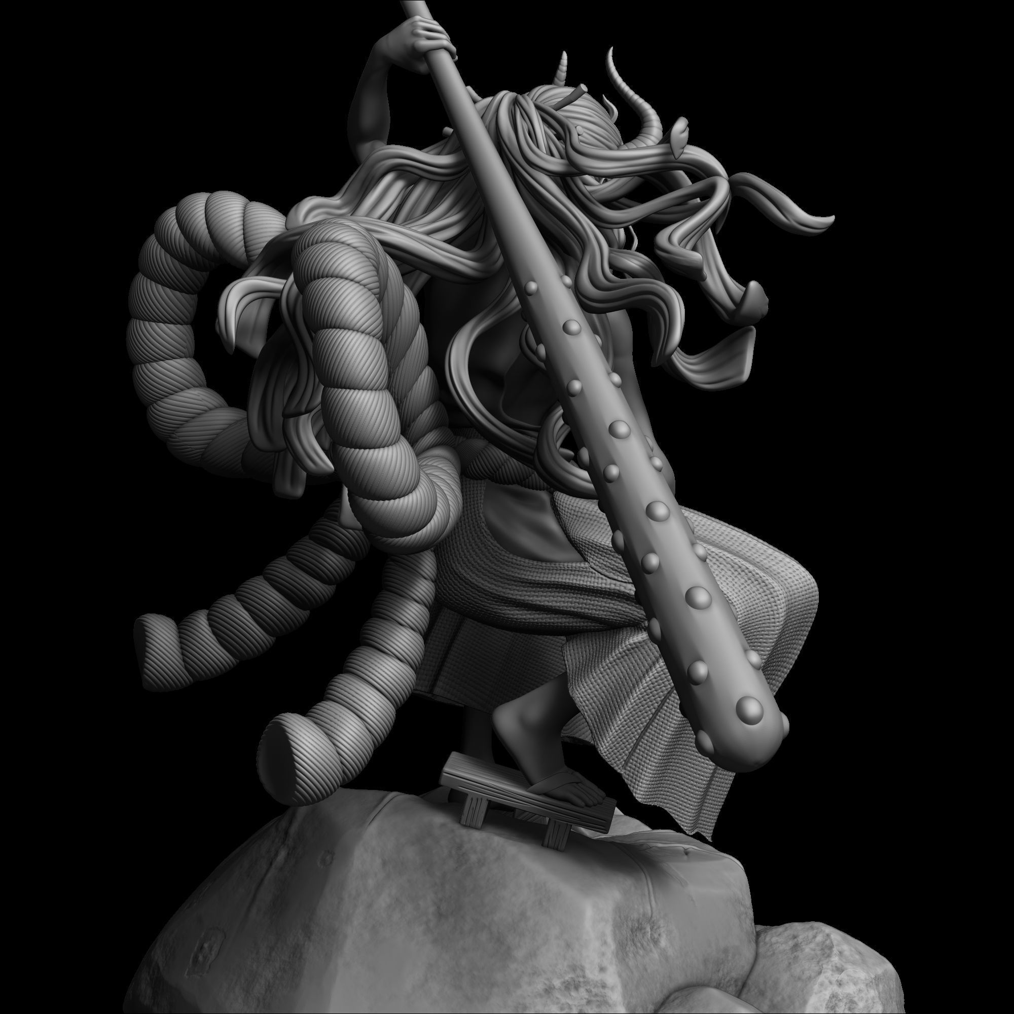 Yamato - One Piece 3D print model_10