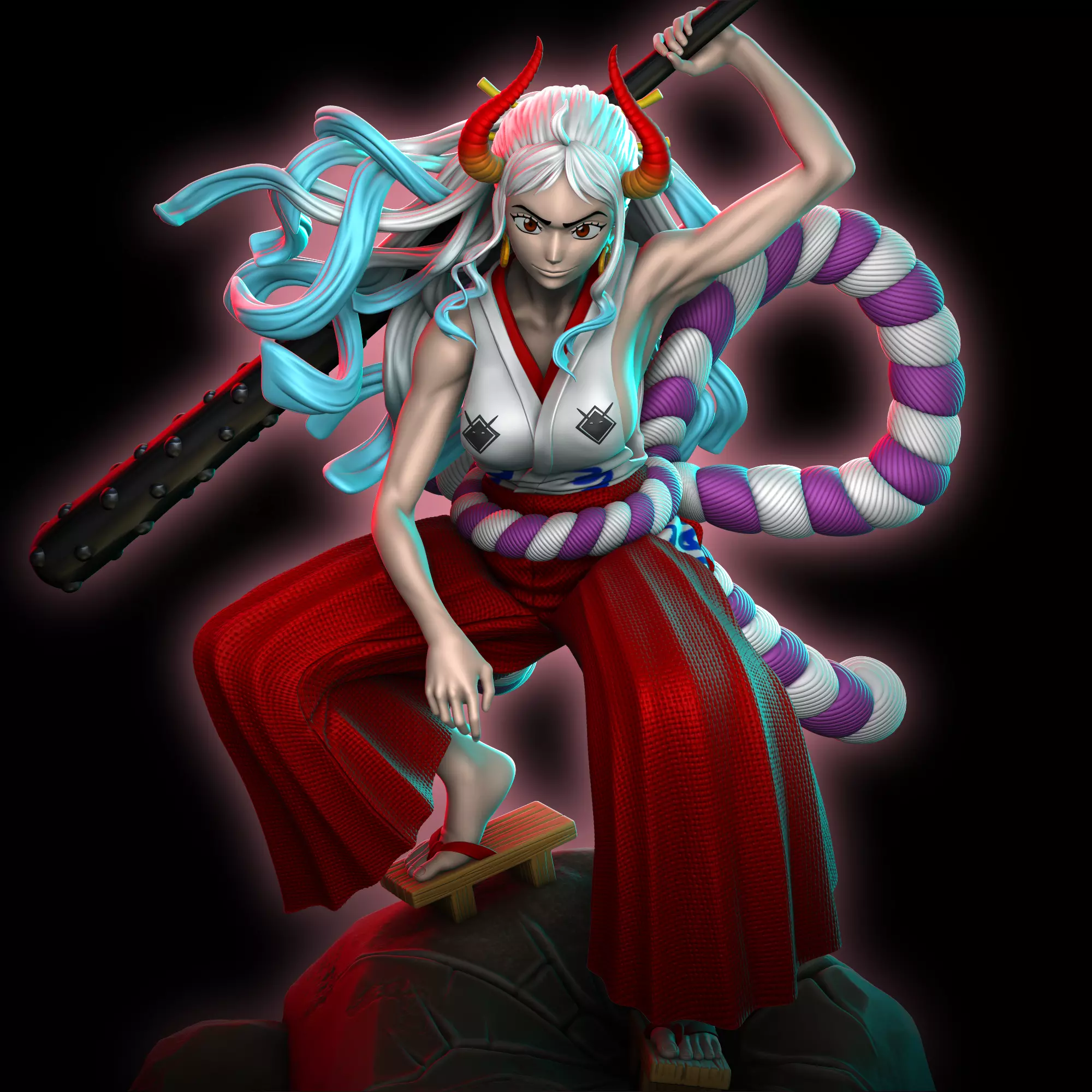 Yamato - One Piece 3D print model_0