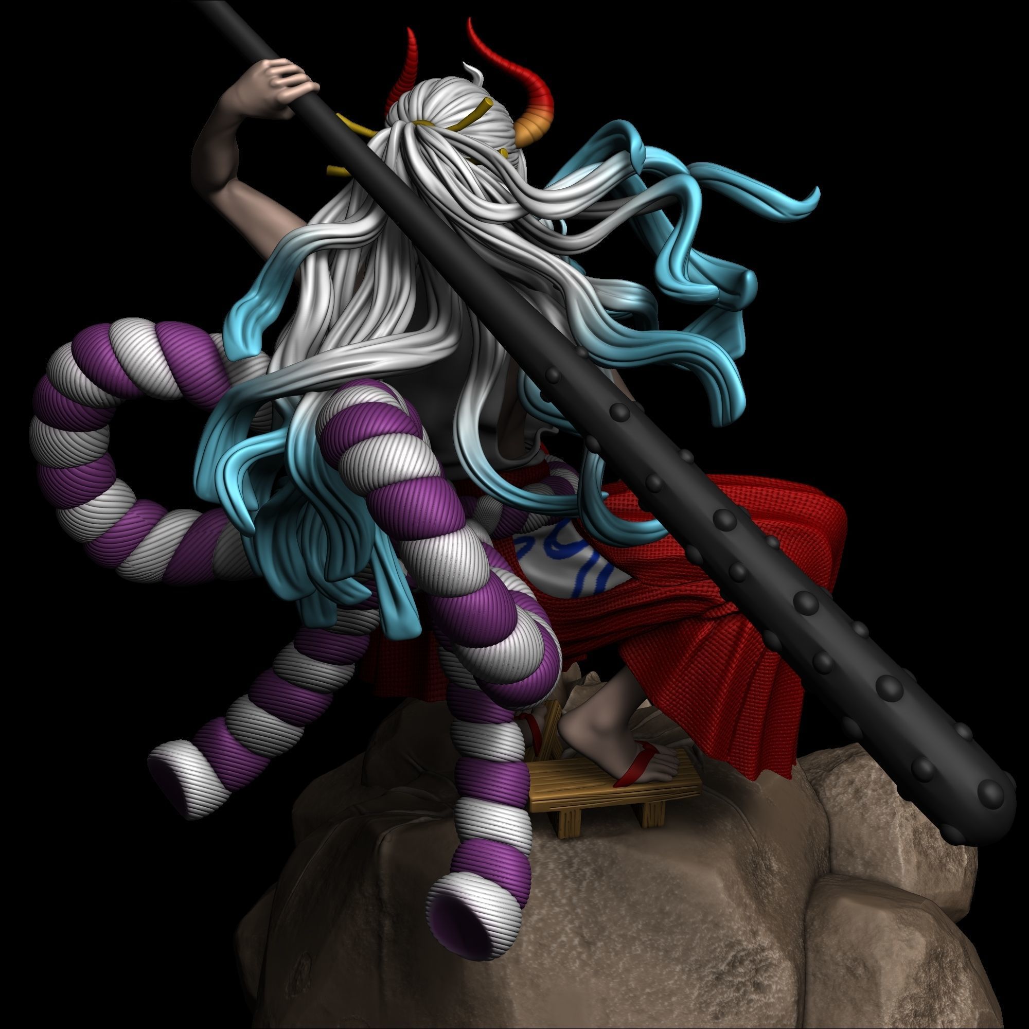 Yamato - One Piece 3D print model_4