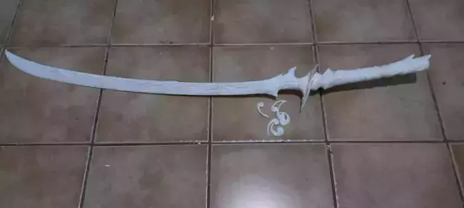 Genshin Impact sword raiden shogun Secret Art Musou Shinsetsu  3D print model