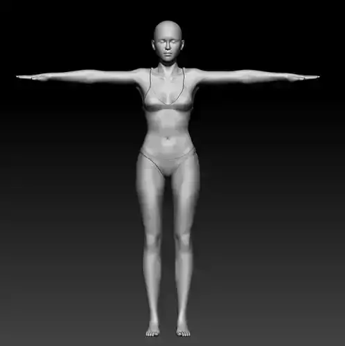 Woman ZB 8 3D model