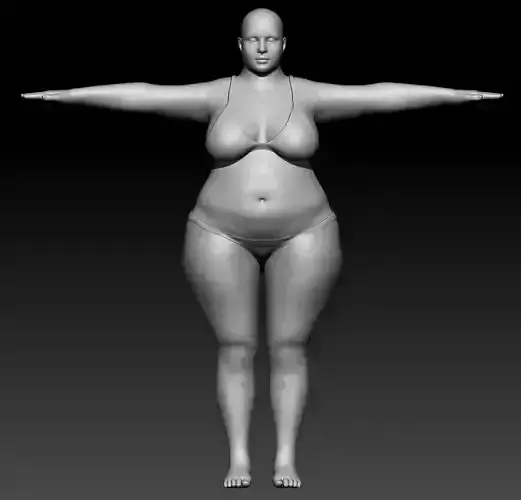 Woman ZB 9 3D model
