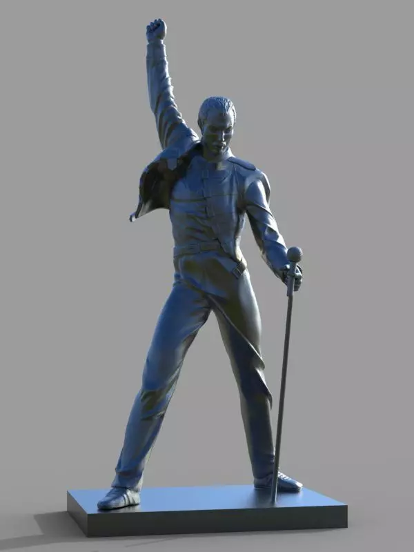 Freddie Mercury Statue Replica 3D print model
