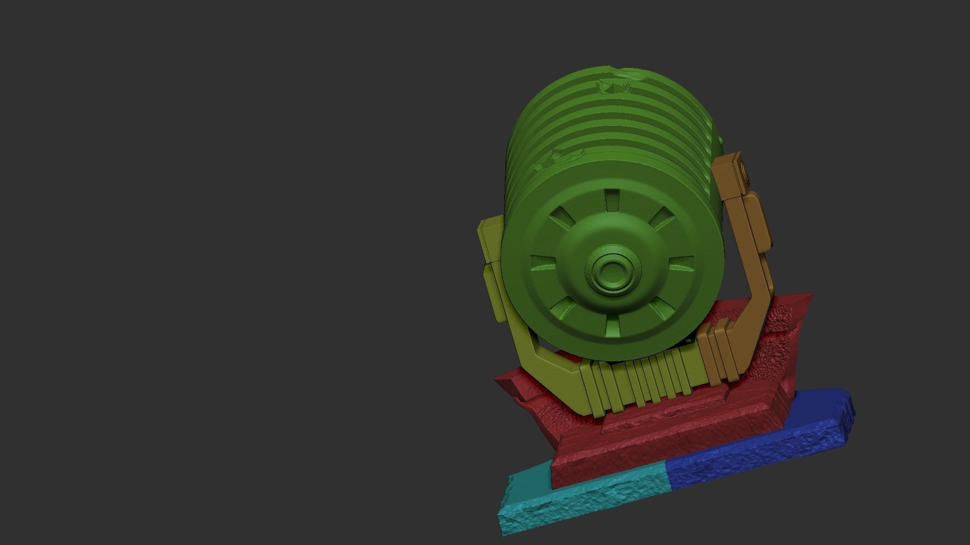 The Batman 2022 on batsignal 3D print model_7