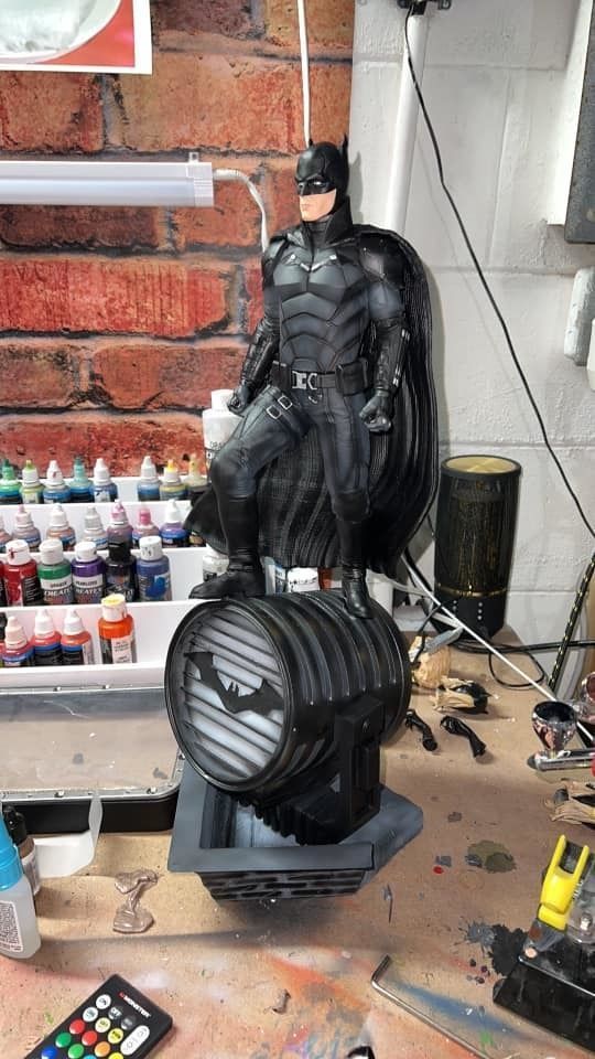 The Batman 2022 on batsignal 3D print model_12