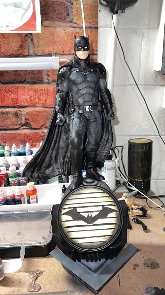 The Batman 2022 on batsignal 3D print model_14
