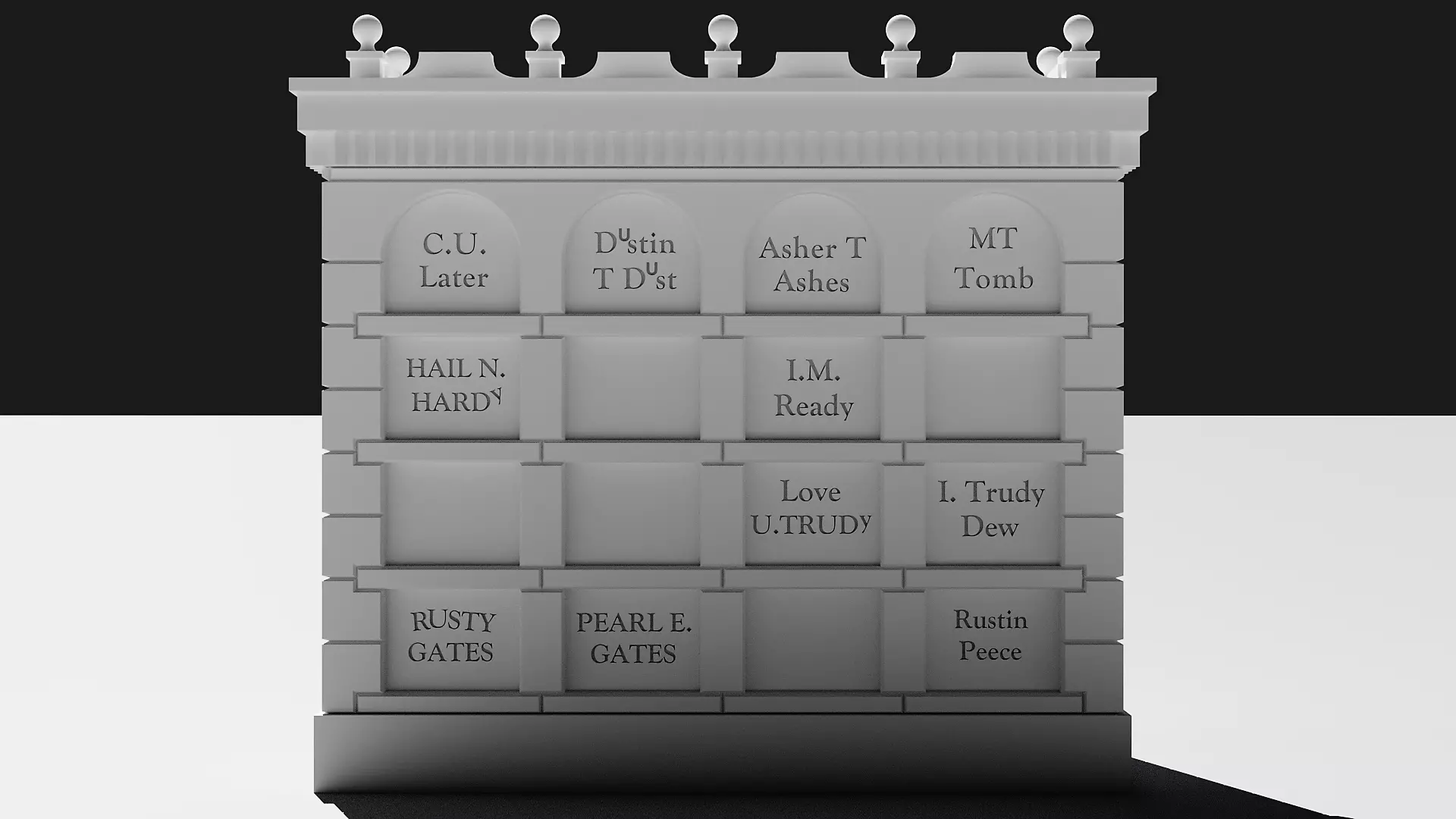 Haunted Mansion Exit Crypt 1 - Magic Kingdom 3D print model