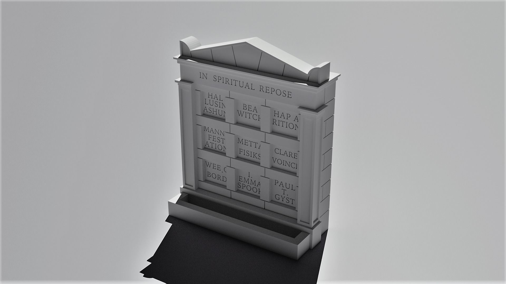 Haunted Mansion Exit Crypt 2 - Magic Kingdom 3D print model_6