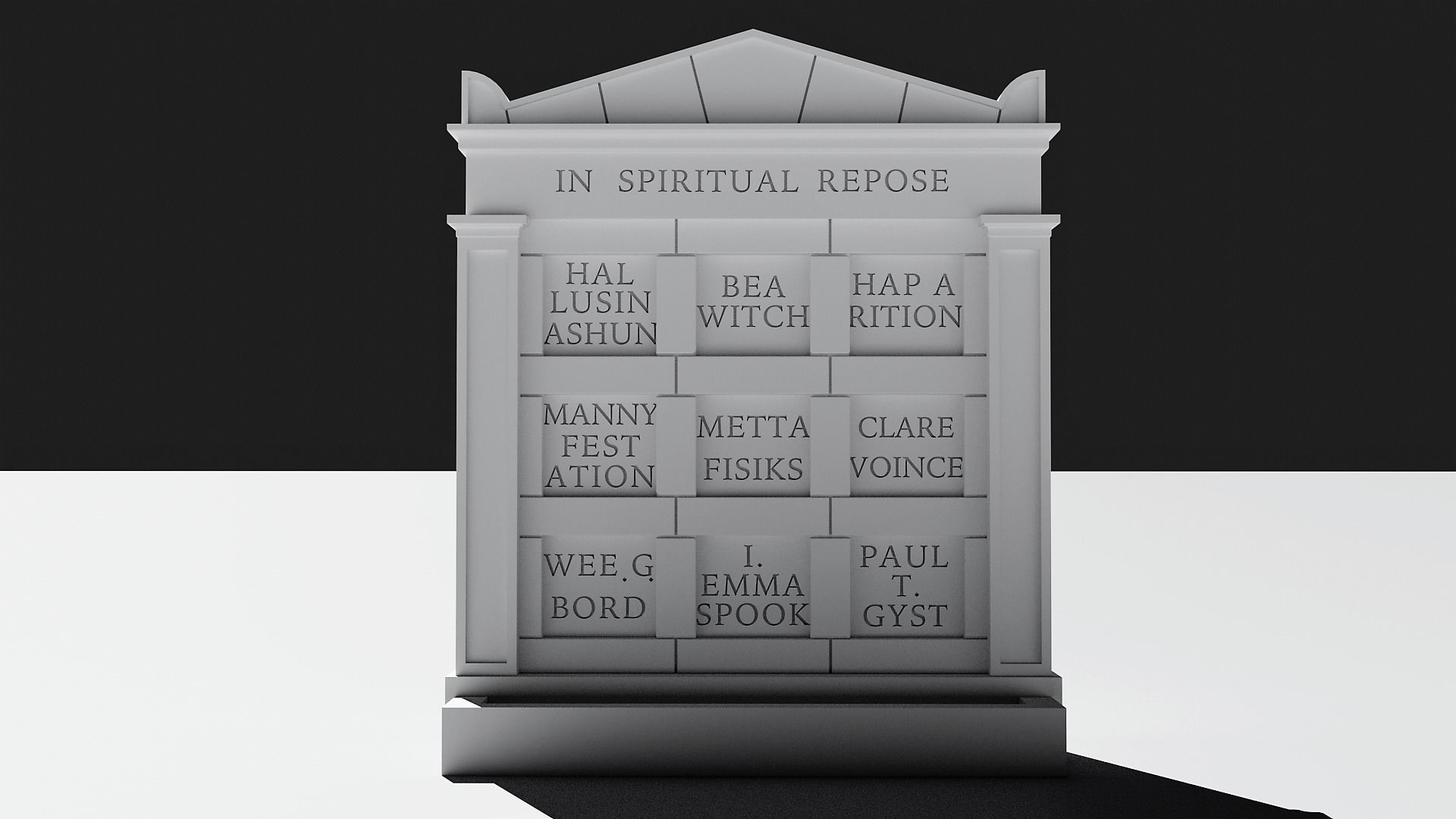 Haunted Mansion Exit Crypt 2 - Magic Kingdom 3D print model_5